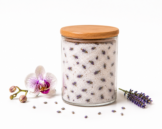 Sal de mar de lavanda